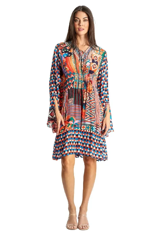 Resort Wear Short Mini Dresses Trendy Denim Mini Dress