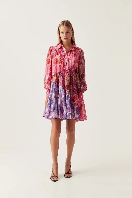 Vision Smock Mini Dress Classic Striped Mini Dress