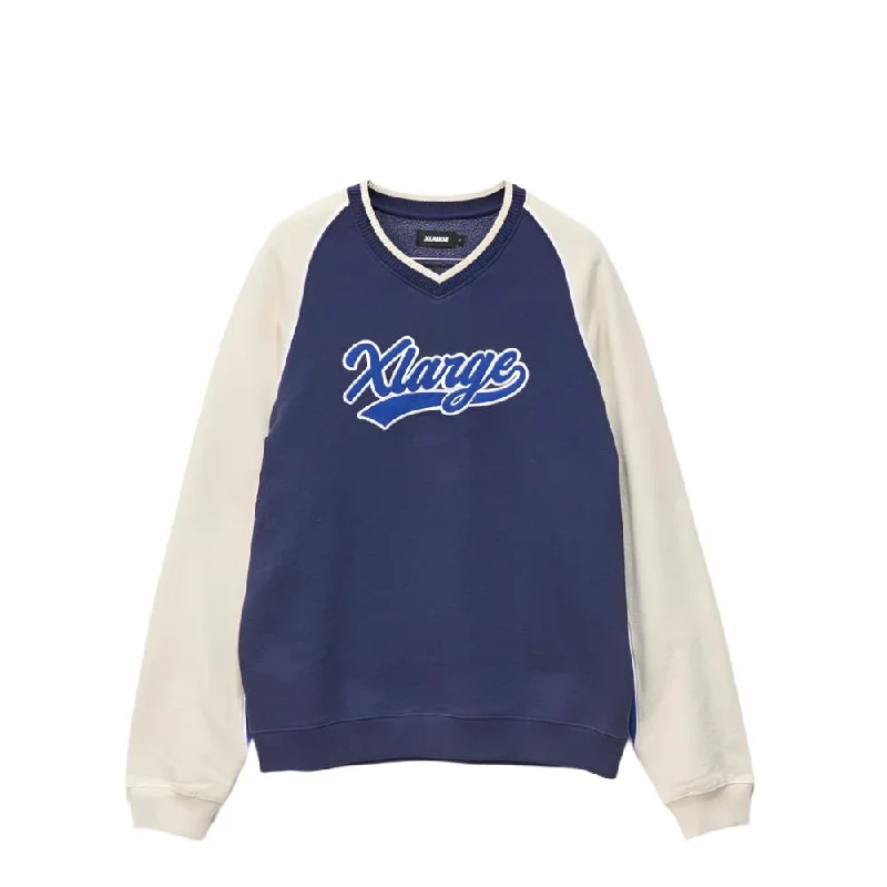 Baseball Raglan Crew Jumper Collared Crew Neck Turtle Neck