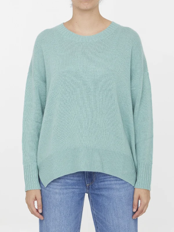 Cashmere Jumper Real Fur Shearling Chenille