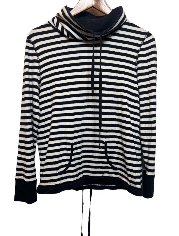 Gerry Weber Women's Striped Snood Jumper (Size L) Satin Blend Silk Blend Wool Blend