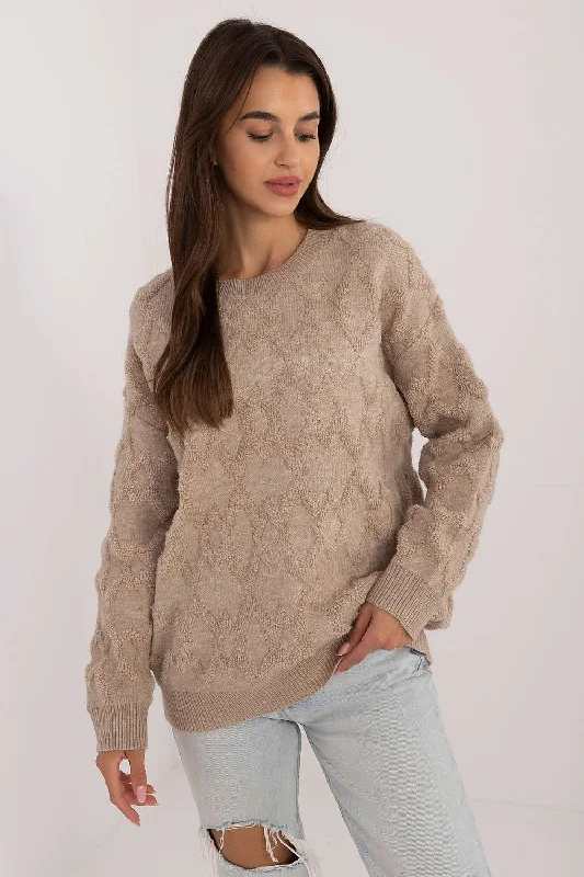 Jumper AT Mesh Sweater Canvas Denim