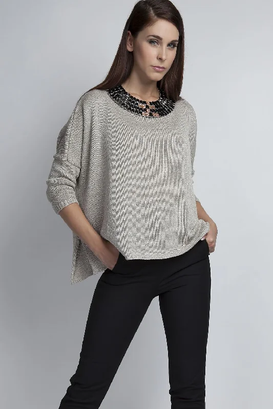 Jumper MKM Ribbed Striped Patterned
