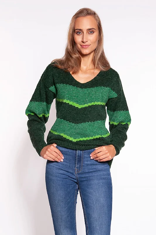 Jumper MKM Beaded Sweater Sequined Faux Fur