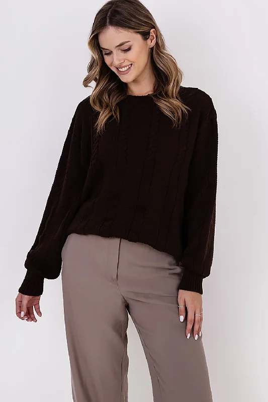 Jumper MKM Houndstooth Herringbone Solid