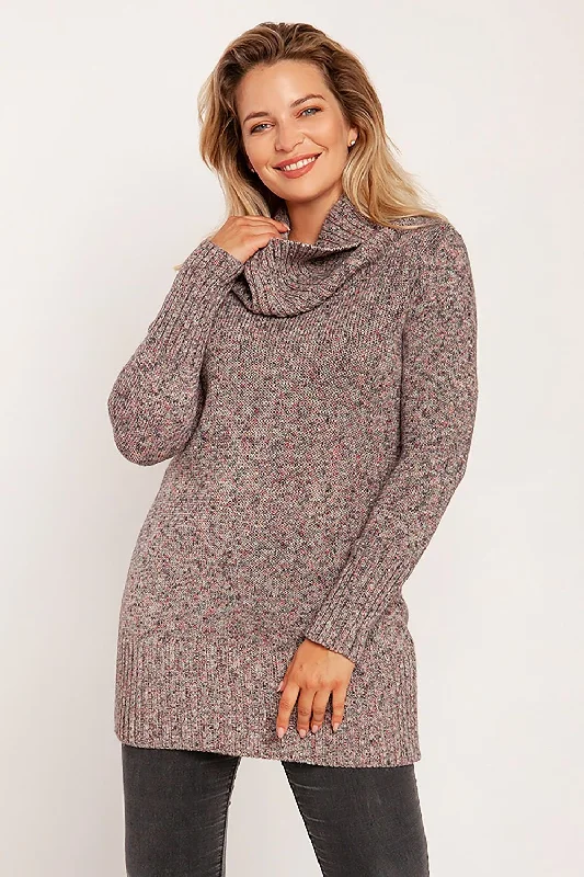 Jumper MKM Houndstooth Herringbone Solid