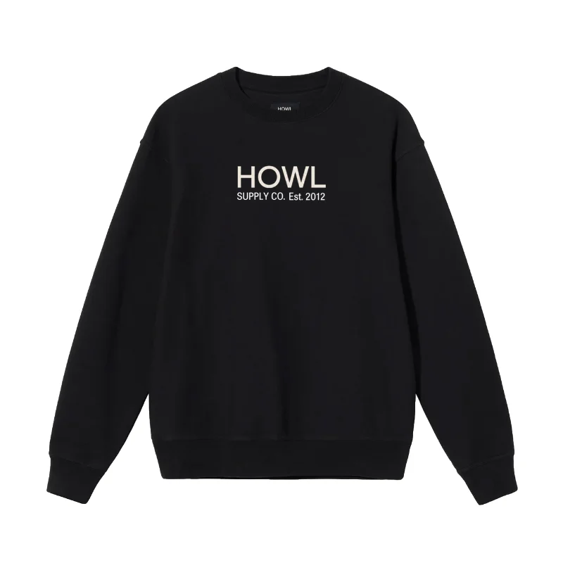 Logo Crew Jumper Spandex Blend Rayon Blend Denim Blend