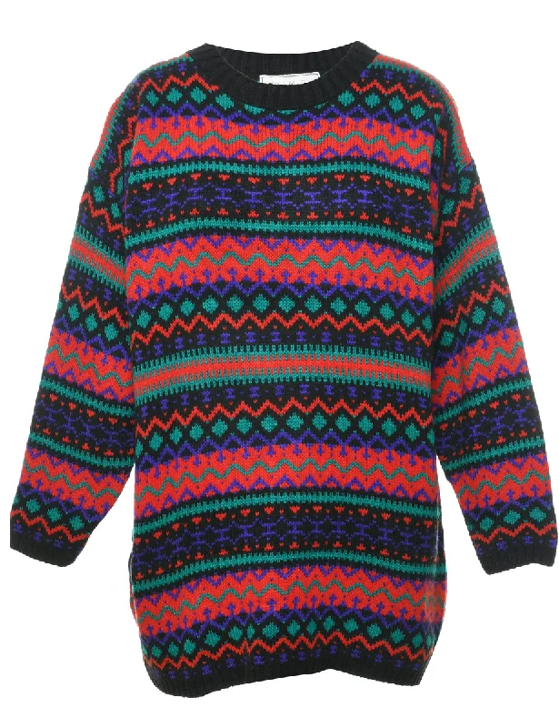 Nordic Jumper - L Knit Fabric Woven Fabric Fleece Fabric
