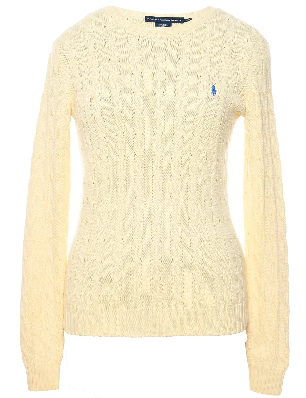 Ralph Lauren Jumper - S Plaid Sweater Polka Dot Checkered