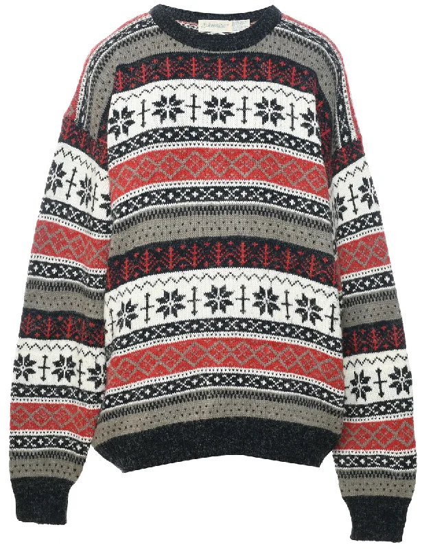 St John's Bay Nordic Jumper - XL Rayon Fabric Velvet Fabric Corduroy Fabric