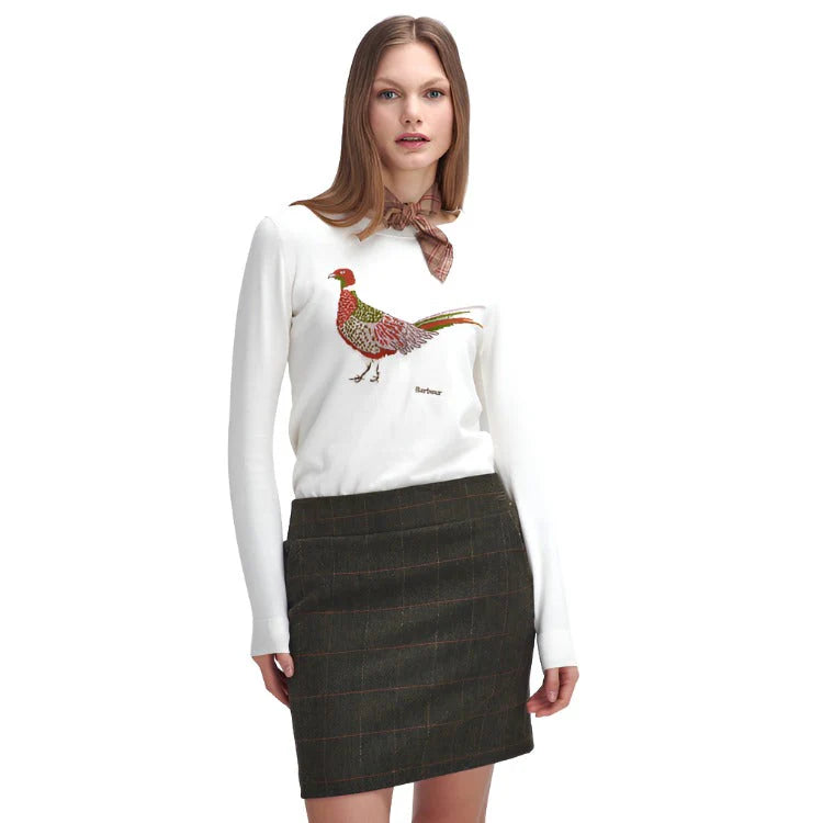 Barbour Ladies Homeswood Knit Jumper Collared Crew Neck Turtle Neck