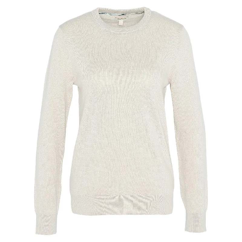 Barbour Ladies Lavender Knitted Jumper Ribbed Striped Patterned
