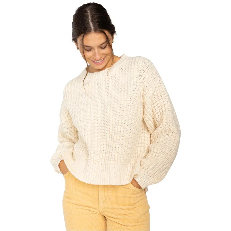 Billabong Womens Good Fortune Relaxed Fit Knit Jumper Lace Blend Ribbed Blend Corduroy Blend Billabong Womens Good Fortune Relaxed Fit Knit Jumper Lace Blend Ribbed Blend Corduroy Blend