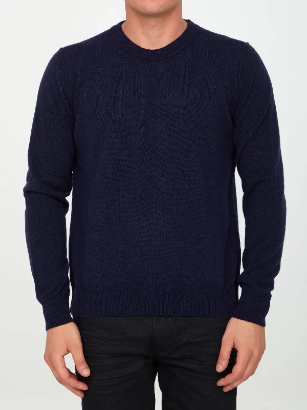 Blue Cashmere Jumper Wool Sweater Cotton Sweater Cashmere Sweater