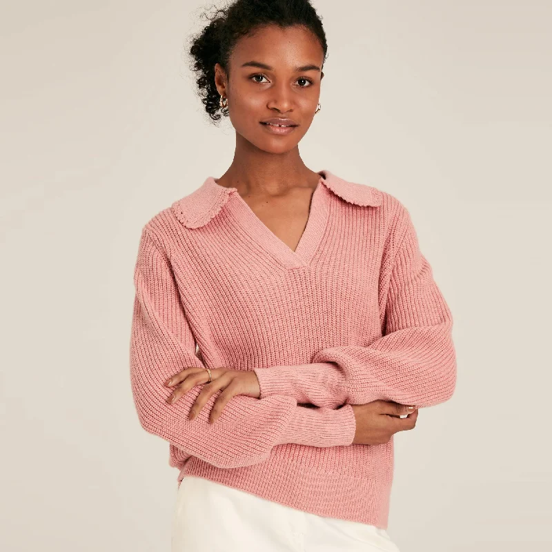 Joules Ladies Evangeline Crochet Jumper Real Fur Shearling Chenille