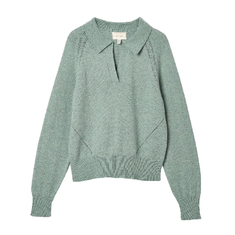 Joules Ladies Mia Jumper Notch Collar Peter Pan Collar Cowl Neck