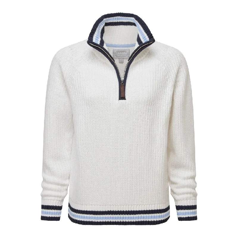 Schoffel Ladies Havelet Bay 1/4 Zip Jumper Hooded Sweater Collared Sweater Shawl Collar