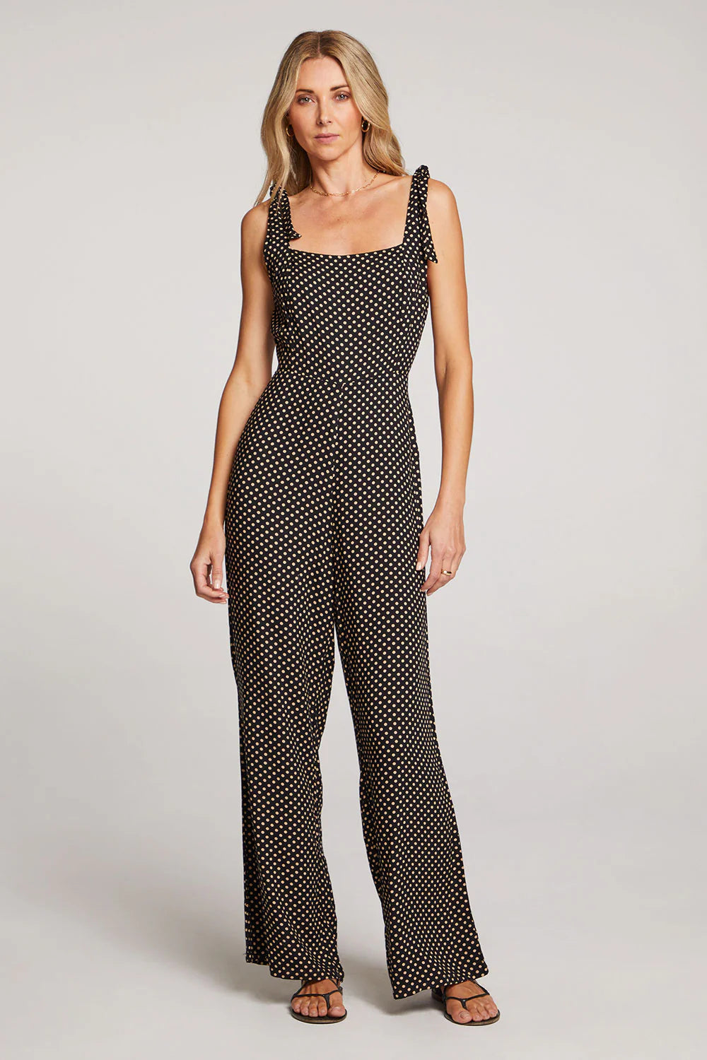 The Lunas Jumper by Saltwater Luxe - Black Houndstooth Herringbone Solid