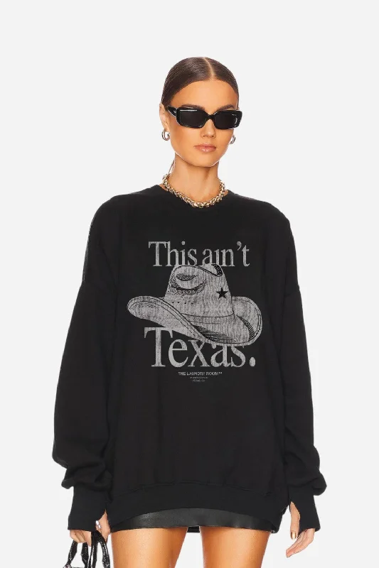 Laundry Room This Ain't Texas - Jump Jumper in Black Transparent Opaque Sheer