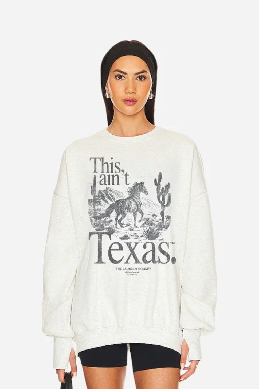 Laundry Room This Ain't Texas Stallion - Jump Jumper in Heather Pebble Layered Multi-layer Single Layer