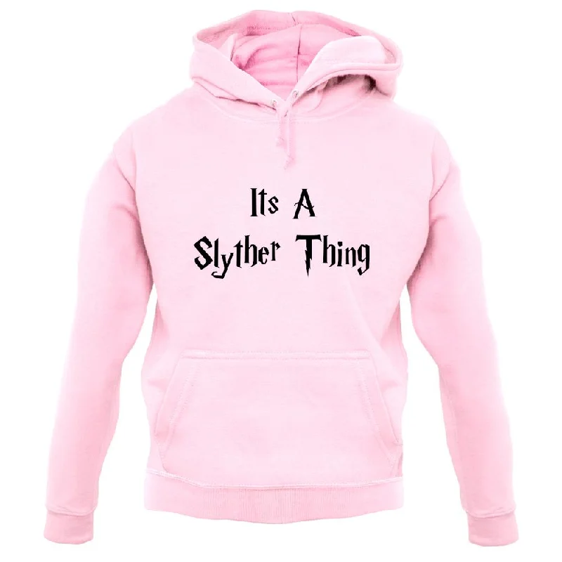 A Slyther Thing Unisex Hoodie Hoodie with Contrast Stitching Detailed Premium