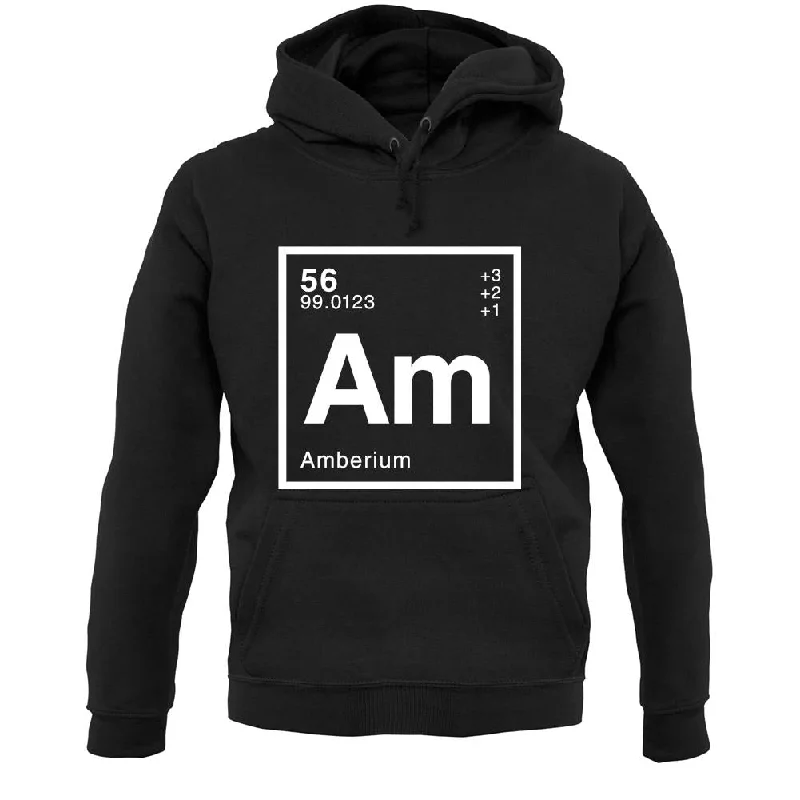 Amber - Periodic Element Unisex Hoodie Hoodie Sweatshirt Pullover
