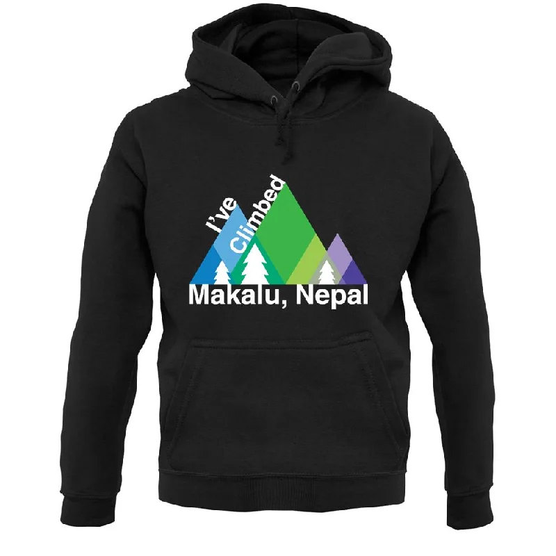 I'Ve Climbed Makalu, Nepal Unisex Hoodie Hoodie with Fur Luxurious Winter