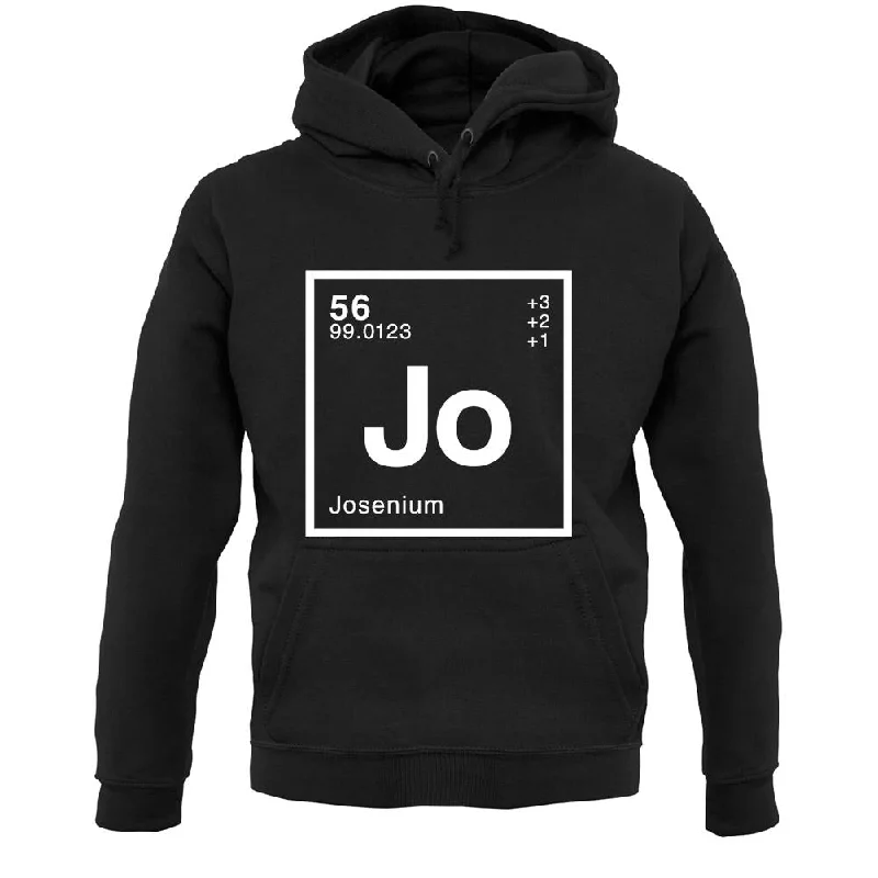 Jose - Periodic Element Unisex Hoodie Hoodie with Embroidery Detailed Premium