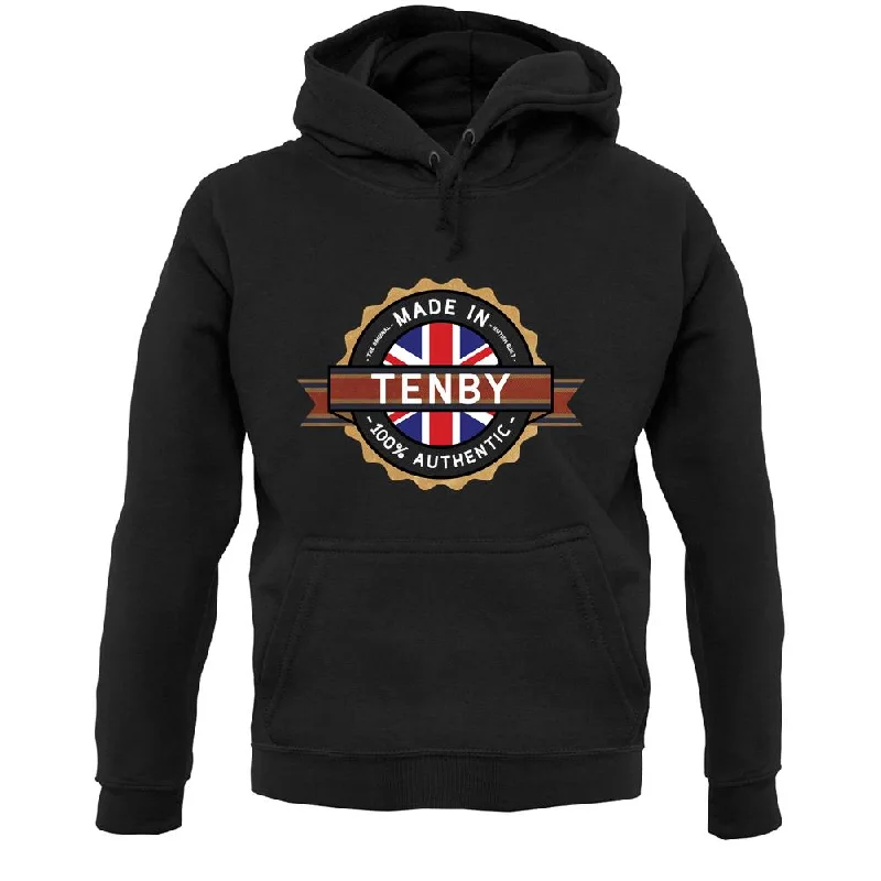 Made In Tenby 100% Authentic Unisex Hoodie Hoodie Jacket Zipper Layering