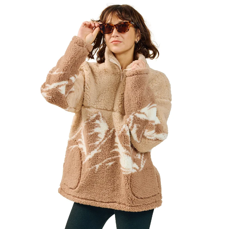 mySTYLE Women's Mock-Neck Sweatshirt Hoodie with Slit Hem Functional Movement