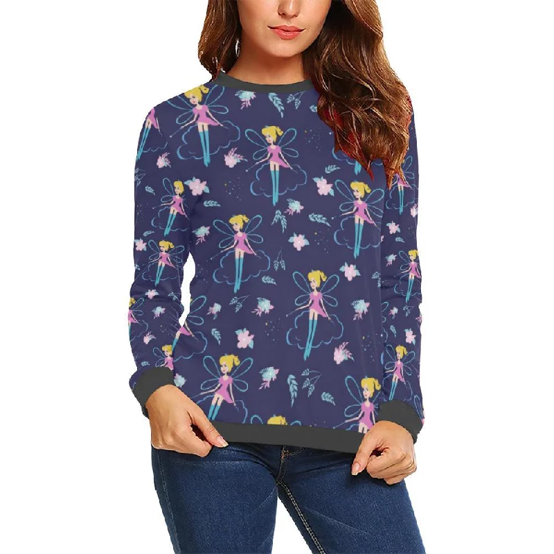 Pattern Print Fairy Women's Sweatshirt Graphic Hoodie Design Print