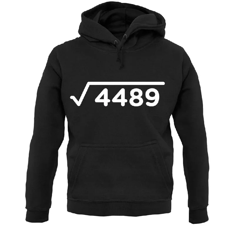 Square Root Birthday 67 Unisex Hoodie Hoodie with Hem Lace Feminine Delicate