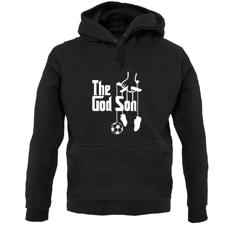 The God Son Unisex Hoodie Hoodie with Monochrome Minimalist Simple