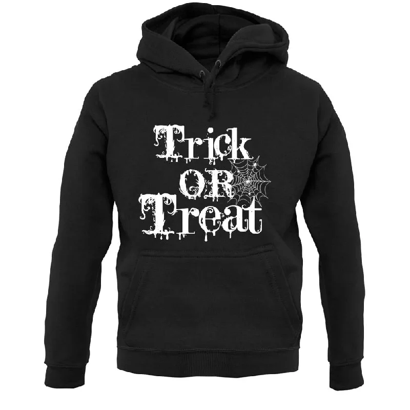 Trick Or Treat Unisex Hoodie Hoodie with Hem Detail Decorative Unique