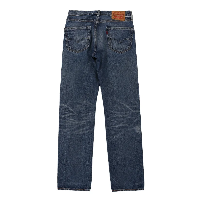 505 Levis Jeans - 30W UK 10 Dark Wash Cotton Trendy Cut-Off Denim Shorts