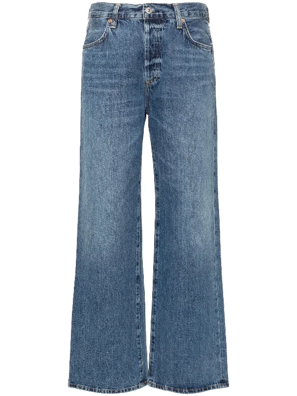 Annina high-rise wide-leg jeans Comfortable Faded High-Rise Jeans
