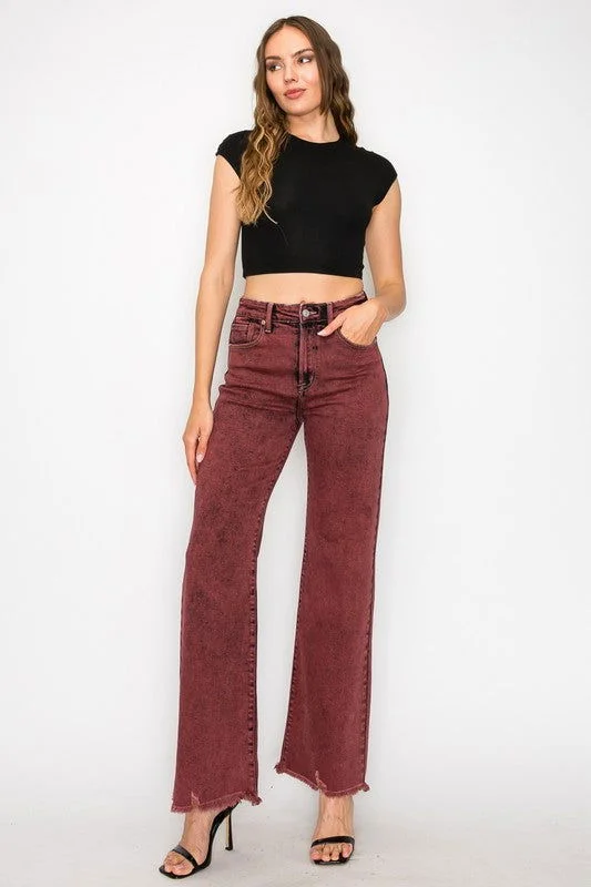 Artemis Vintage High Rise Flared Leg Jeans Stylish High-Waist Skinny Denim