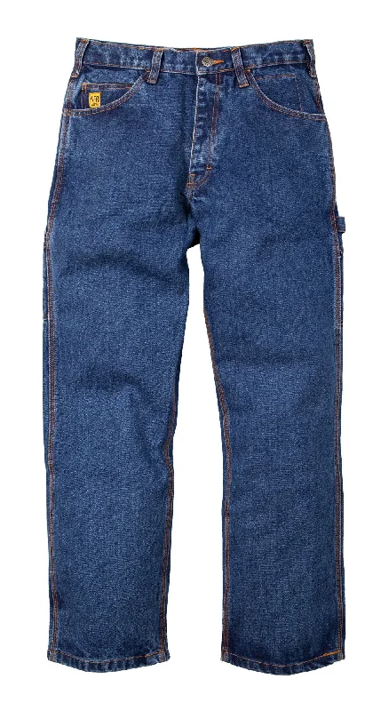 Berne Mens Stone Wash Dark 100% Cotton FR Carpenter Jean Casual Distressed Skinny Jeans Berne Mens Stone Wash Dark 100% Cotton FR Carpenter Jean Casual Distressed Skinny Jeans