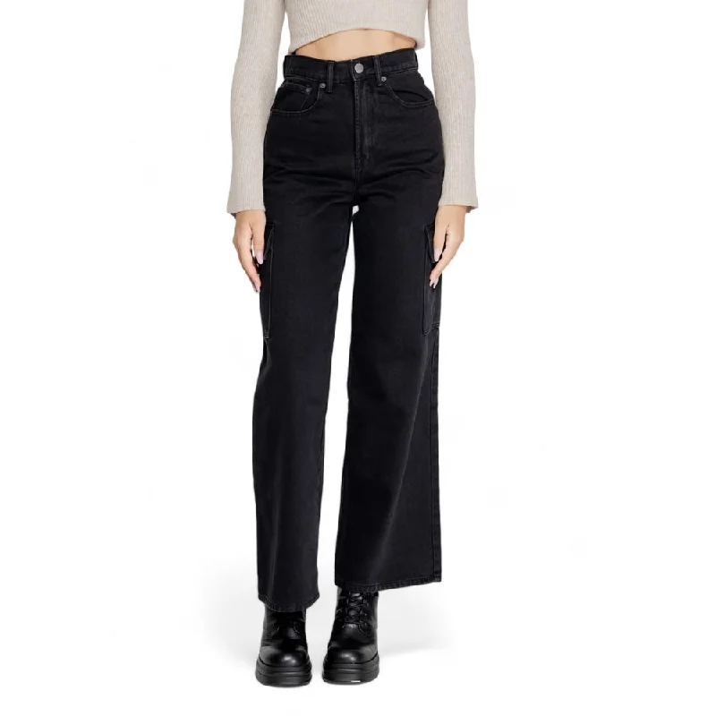 Black Cotton Jeans & Pant Cozy Relaxed Fit Jeans