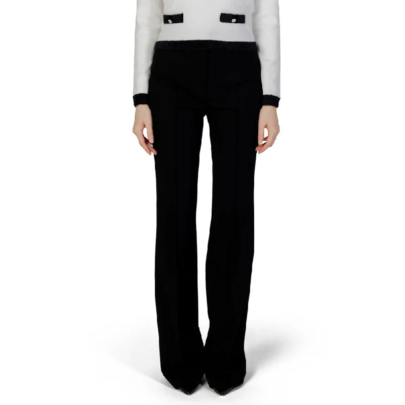 Black Polyester Jeans & Pant Fashionable Jeggings Style Jeans