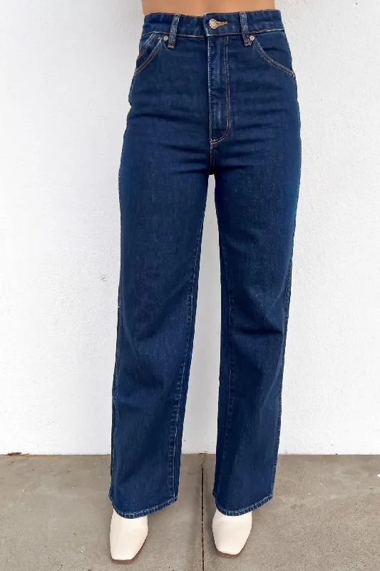 Heidi Jean Dark Stone Cozy Tencel Blend Denim Jeans