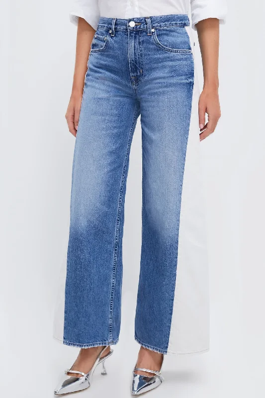 Vintage Wash and White Ramblin' Man Jean Comfortable Straight-Legged Denim