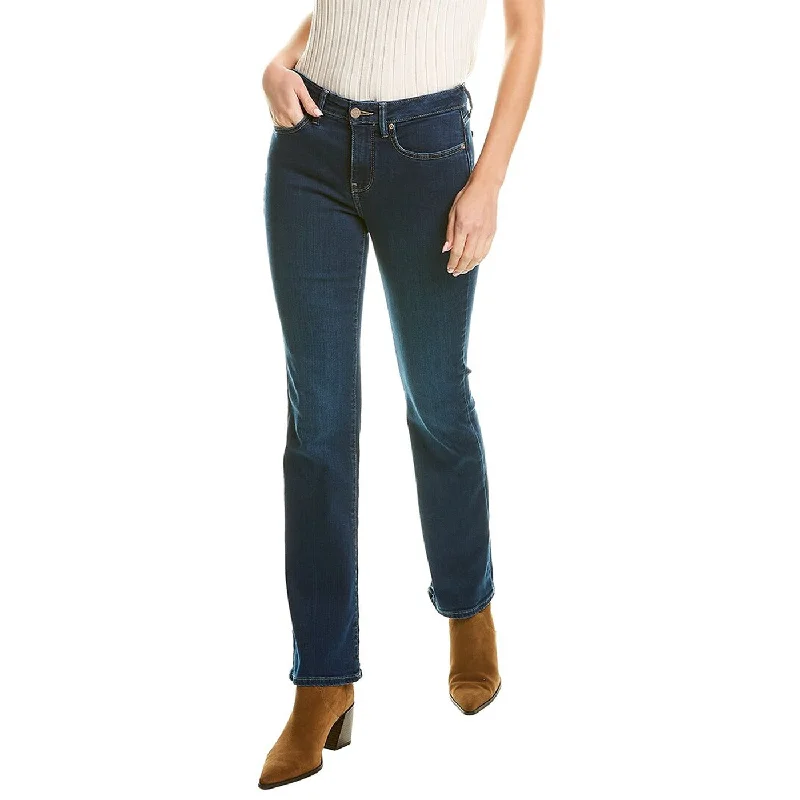 Blue Barbara Boot-Cut Jeans Comfortable Boyfriend Jeans