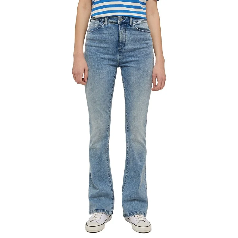High Rise Skinny Flared Jeans Stylish High-Waist Jeans