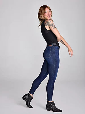 WOMEN'S WRANGLER BESPOKE HIGH RISE SKINNY JEAN Rae #112359278 Comfortable Low-Rise Jeans