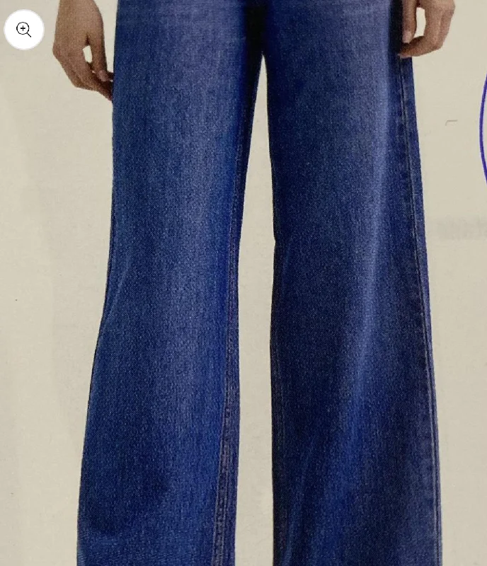 WRANGLER WOMEN'S BAILEY HIGH RISE WIDE LEG JEAN 112359363 Chic Faded Blue Jeans