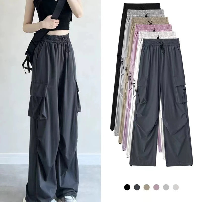 2024 Women Summer Leisure American Style Sports Pants Cozy Fitted Pants