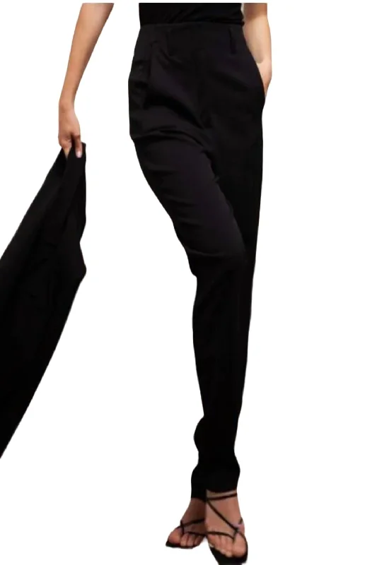 Anacapa High Waisted Pant In Black Comfortable Jogger Trousers