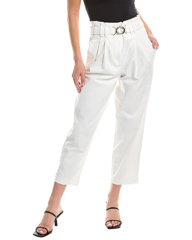 Derek Lam 10 Crosby Atto Pant Relaxed High-Waist Trousers
