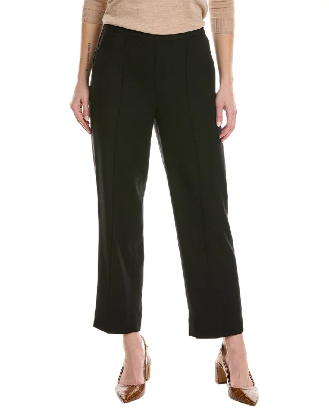 Vince Mid-Rise Wool-Blend Easy Pant Comfortable Denim Pants